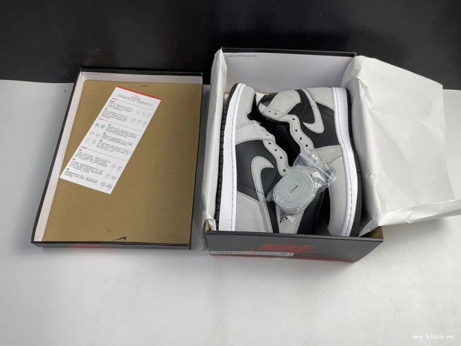 Chep Onekick Grey White Air Retro Smoke Jordan 1 Black 555088-035 Light High 0730